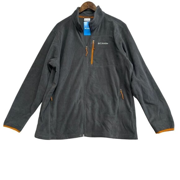 Columbia Other - NEW Columbia Men's XL Full-Zip Fleece Jacket Shark Gray Polyester